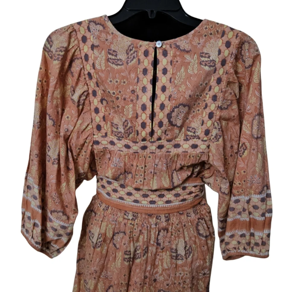 Cleobella Magdalena Bohemian Jumpsuit--Size Large - Picture 4 of 13